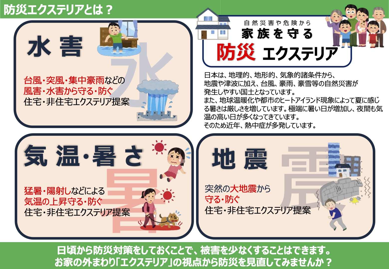 防災エクステリアとは